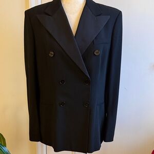 EUC Ralph Lauren Black Tuxedo Jacket Sz. 14
